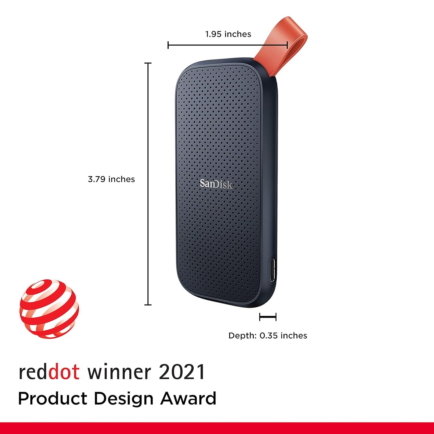 SanDisk E30 外付けSSD 1TB USB Type-C Sandisk E30 2TB Portable External SSD, 800MB/s R, Type-C to