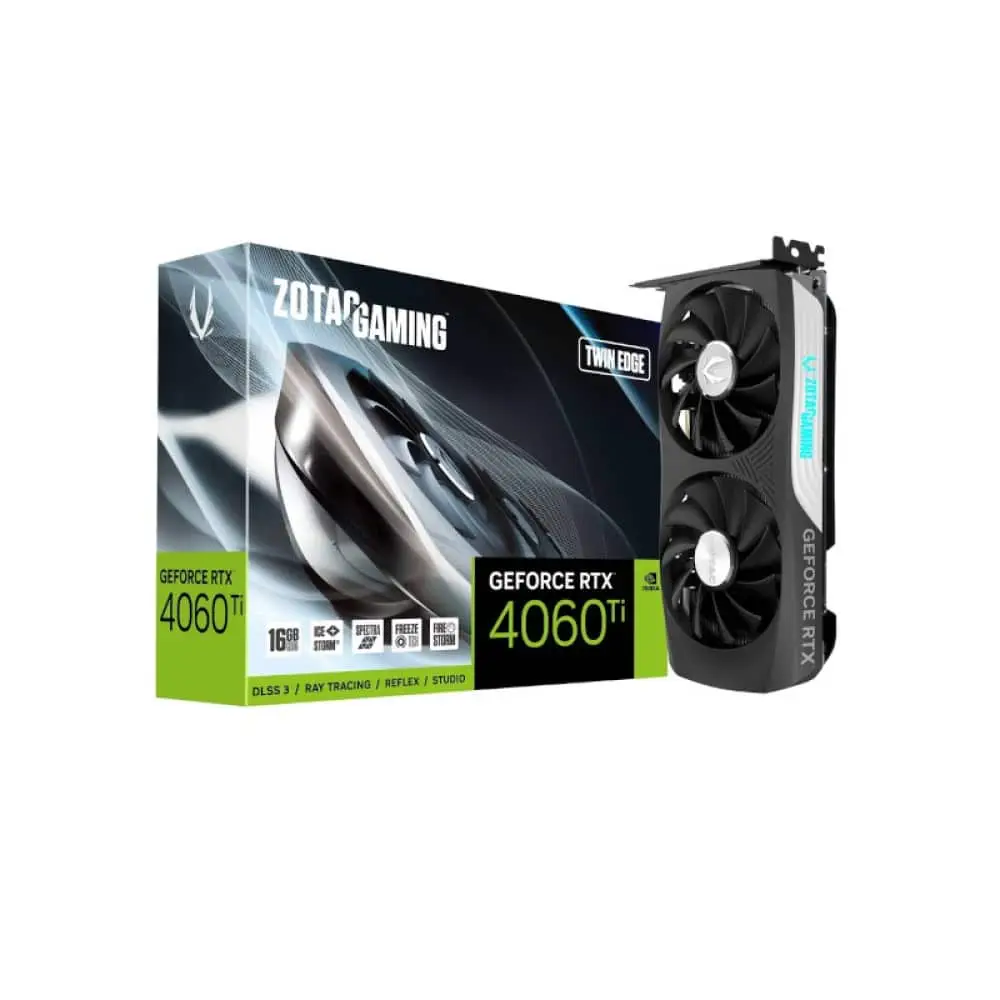 ZOTAC GAMING GeForce RTX 4060 Ti 8GB Twin Edge OC White