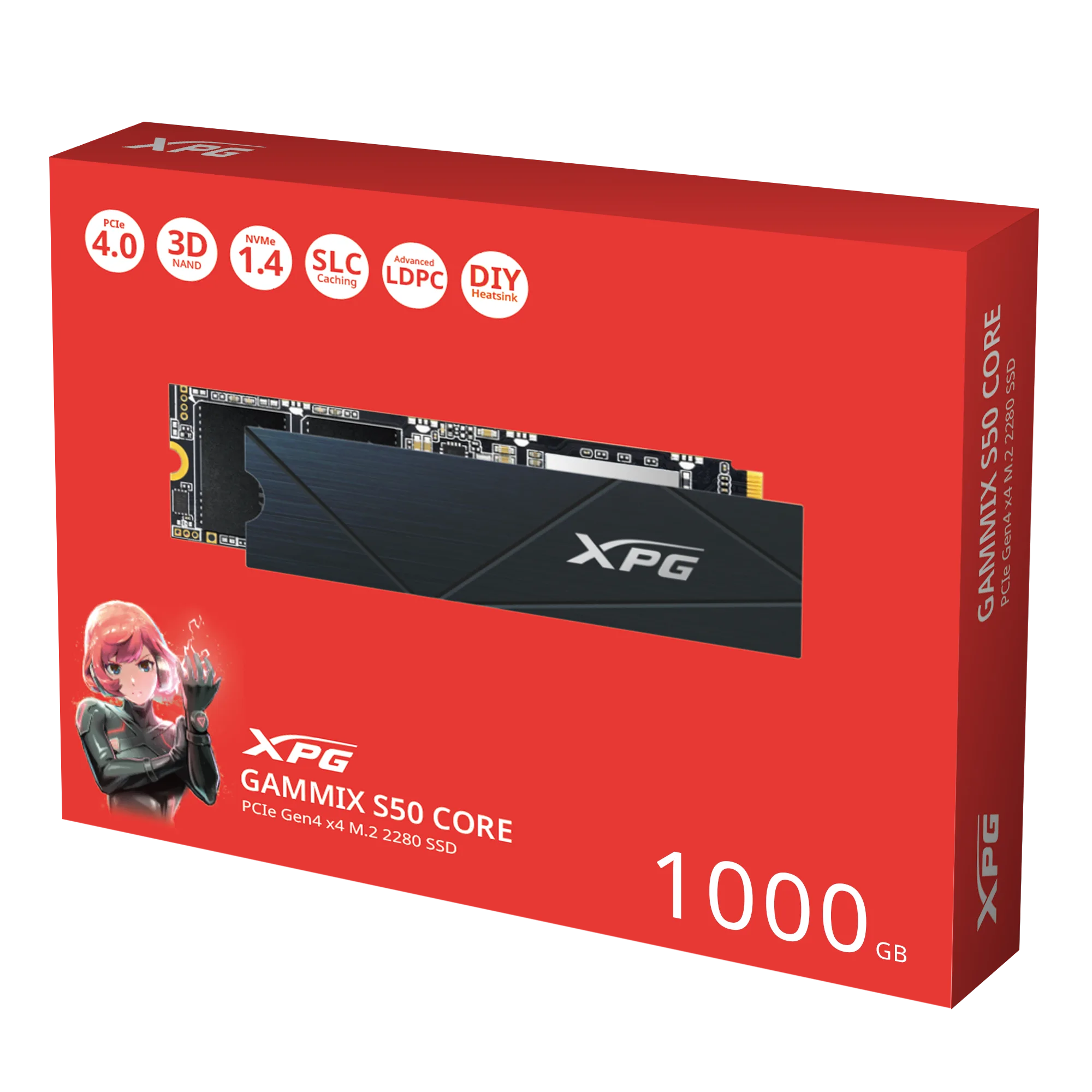 Adata XPG Gammix S50 Core 1TB M.2 NVMe Gen4 – ModxComputers