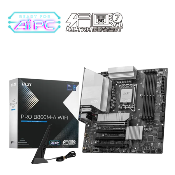 MSI B760M GAMING PLUS WIFI DDR4 - Intel 14th/13th/12th Gen